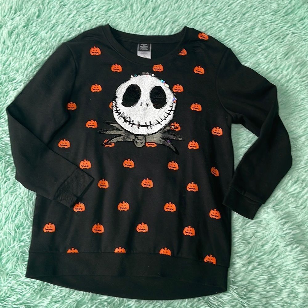 The Nightmare Before Christmas pull on sweatshirt size 10/12